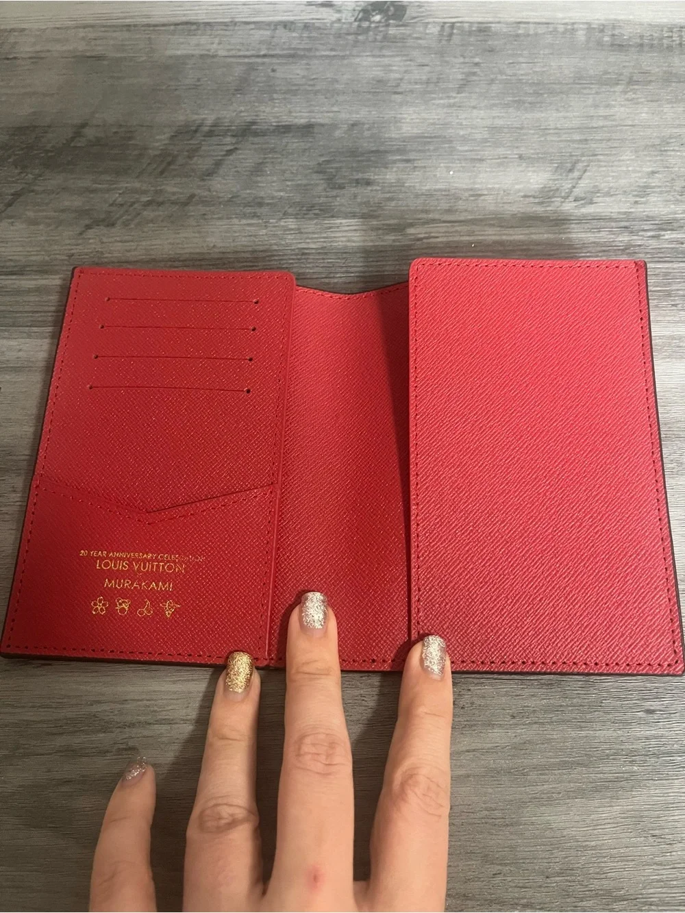 Brown Monogram Cherry Passport Cover